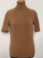 St. Emile Kurzarmrolli Rolli Rollkragenpullover Wolle camel Gr 40 Nordrhein-Westfalen - Meerbusch Vorschau