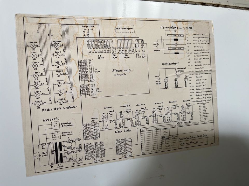 Getränkeautomat , Bierautomat von Sielaff in Erdweg