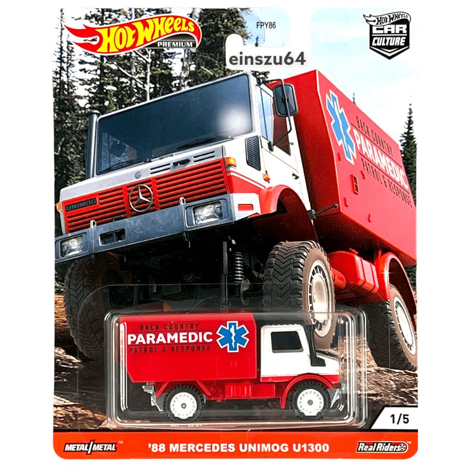 Hot Wheels 2020 - Wild Terrain - ´88 Mercedes Unimog U1300 GJP90 in Bahretal