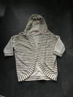 EDC ESPRIT Strickjacke mit Kapuze Gr.L beige-schwarz gestreift Hessen - Hünfeld Vorschau