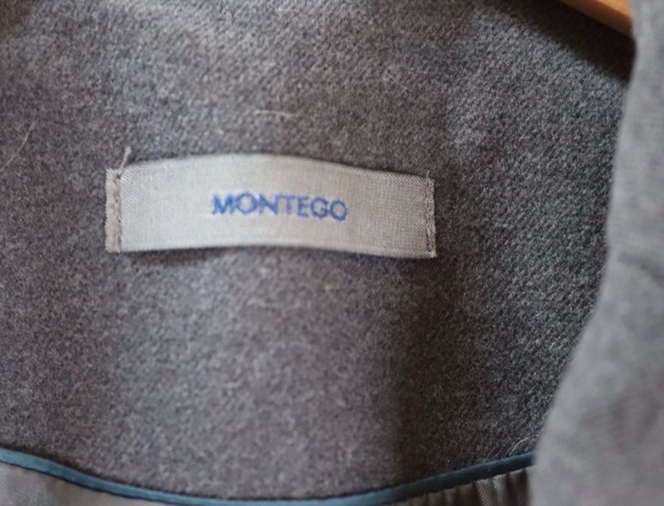 Grauer Wollblazer von Montego in Nidda