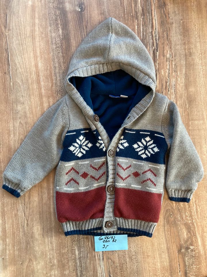 Strickjacke Outdoor, Gr. 86/92 für Jungen in Dalum