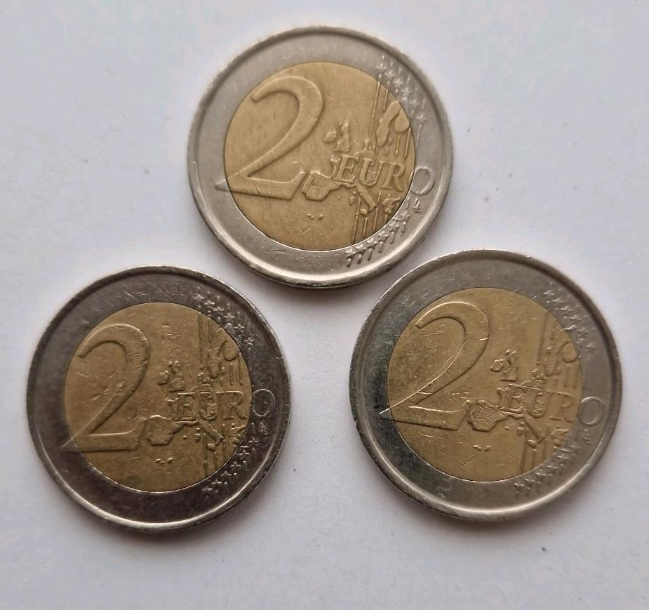 3 x 2 Euro Münzen Espania in Norderstedt