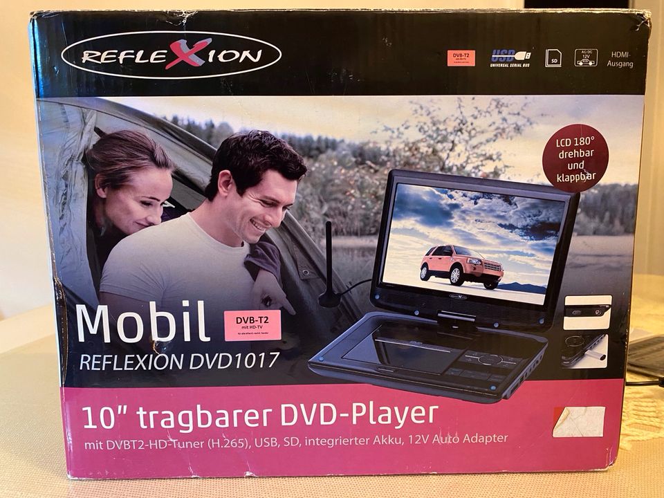 Tragbarer DVD-Player 10 Zoll mit DVB-T2 HD Tuner, Fernbedienung in  Hamburg-Nord - Hamburg Winterhude | DVD Player & Recorder gebraucht kaufen  | eBay Kleinanzeigen ist jetzt Kleinanzeigen