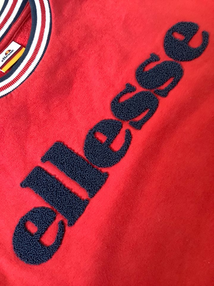 »ellesse« Pullover/Sweater - Größe: EU 40 (L) - Rot - Herren in Hunderdorf