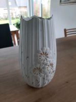 Vase weiß mit Blumenmotiv gold Rheinland-Pfalz - Bernkastel-Kues Vorschau