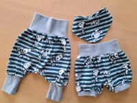 Pumphose Set newborn, handmade, 50/56 TOP süß Bayern - Walting Vorschau