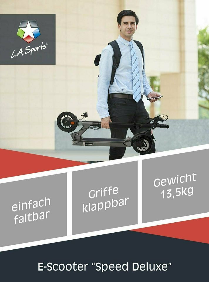 Elektro E-Scooter mit ABE Straßenzulassung bis 20 Km/h UVP 879,99 in Bergisch Gladbach