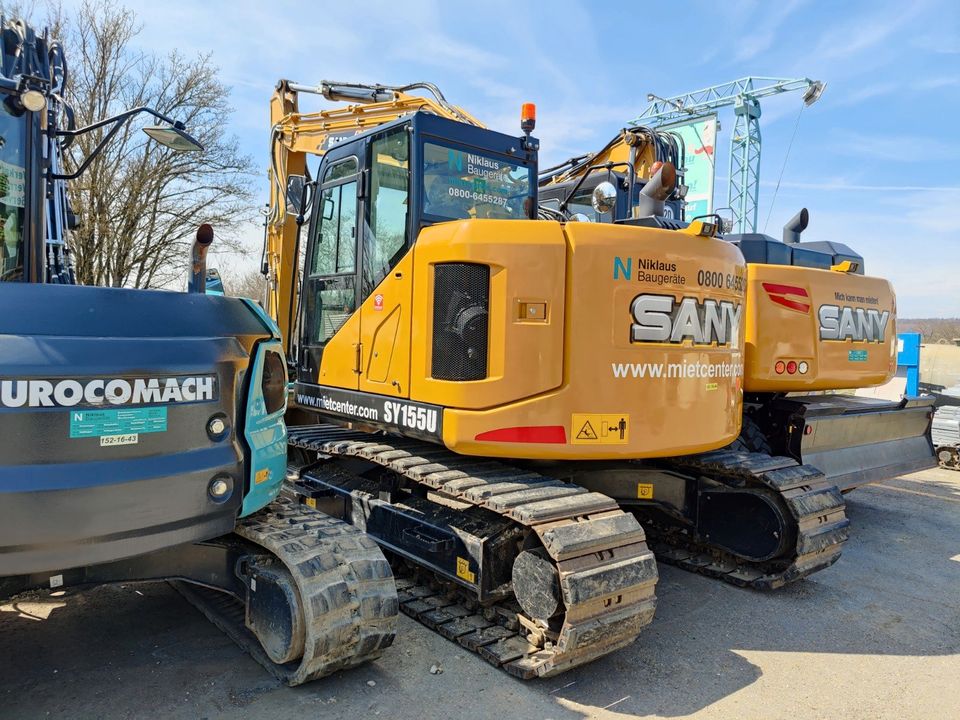 Raupenbagger Sany SY 155C RESTGARANTIE BIS 2026/Netto: 105.000,- in Gomaringen