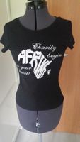 T-Shirt schwarz mit Afrika Print weiß Niedersachsen - Burgdorf Vorschau