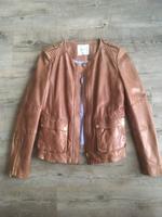 Hellbraune Mango Lederjacke Findorff - Weidedamm Vorschau