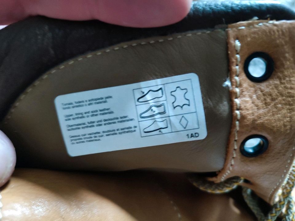 Manas Stiefel Boots Herren 44 Leder neu in Hallerndorf