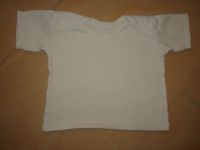 weißes Baby Basic - T-Shirt in Gr. 50 , leicht anzuziehen Thüringen - Weinbergen Vorschau