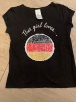 Mädchen Shirt Fußball mit Wendepailletten Größe 122 Bayern - Kronach Vorschau