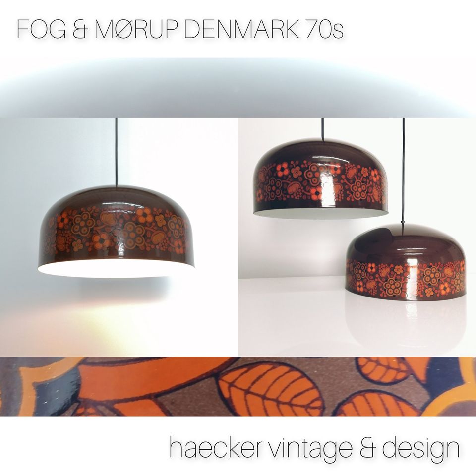 Lampen zu danish design poulsen lyfa midcentury teak FOG MORUP60s in Baden-Baden