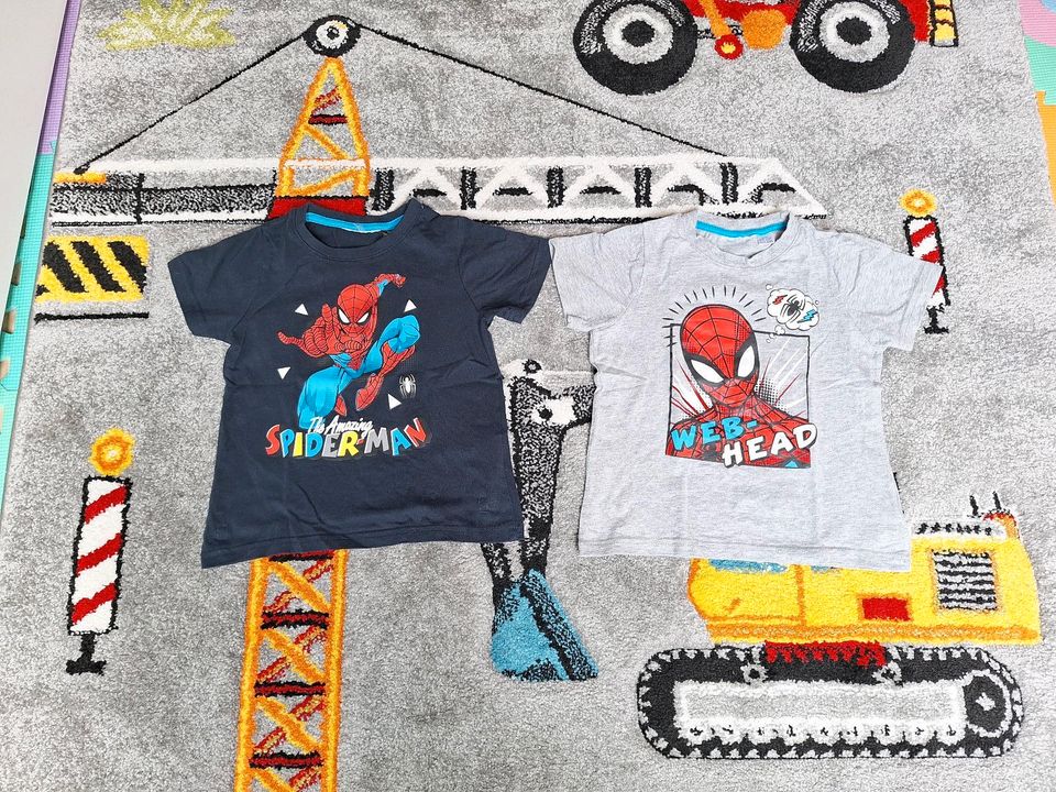 Shirts Spiderman (2 Stück) Größe 98/104 in Reinsdorf