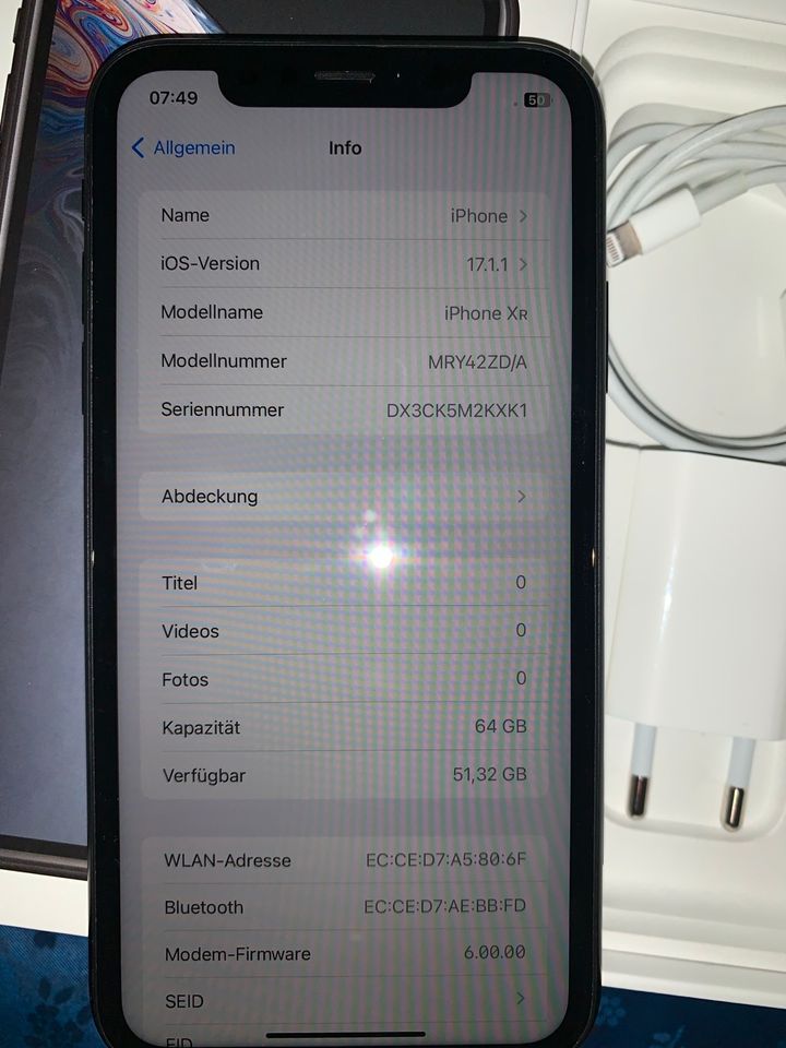 iPhone XR Black 64 GB - 87% Batterie in Neu Ulm