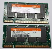 2x256 MB HYNIX HYMD232M646D6-J AA DDR 333MHZ CL2.5 SODIMM Hessen - Gießen Vorschau