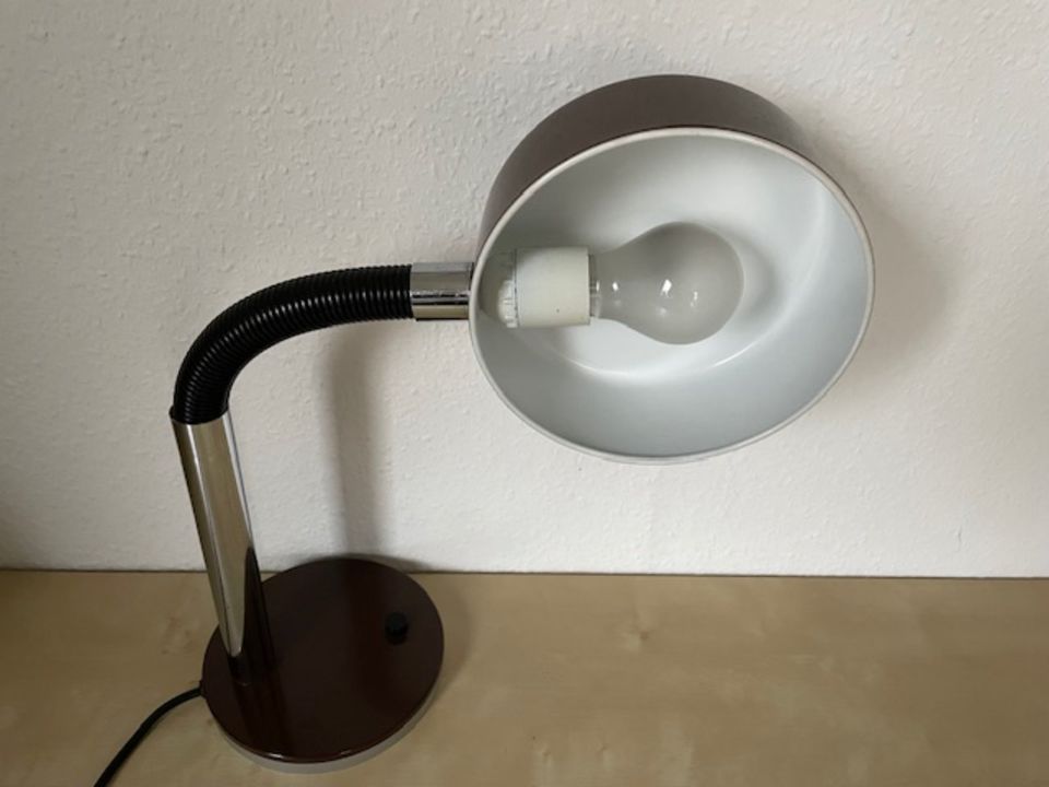 Design Schreibtischlampe Hustadt-Leuchten 1970er Jahre, Vintage in Porta Westfalica