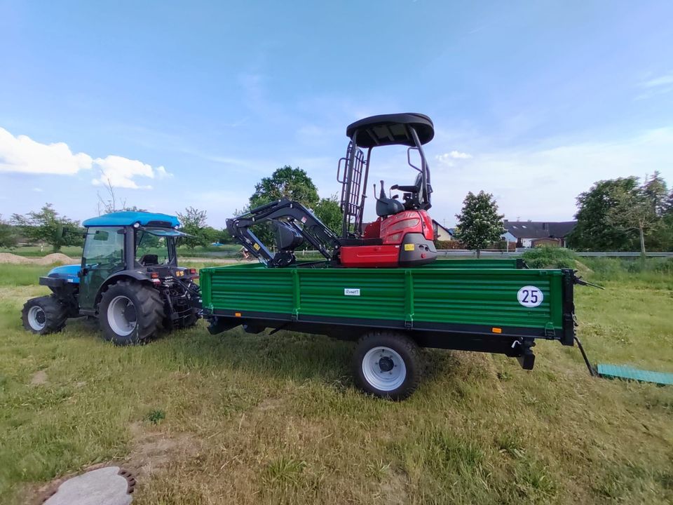 NEU! EDK und Tieflader in einem 6,0 T 400x200 cm in Sommerach