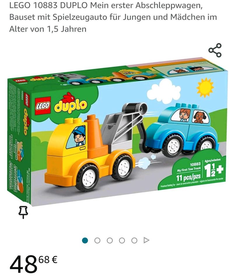 Lego Duplo Abschlepper in Vierlinden (b Seelow)