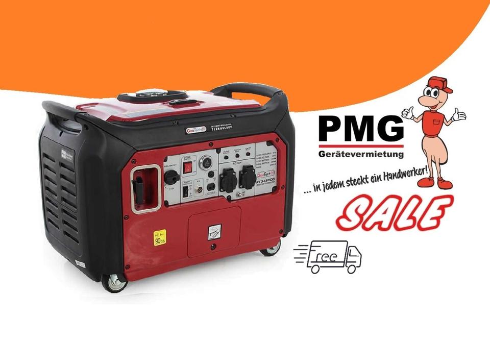 GeoTech Benzin Leiser Inverter-Stromerzeuger 4kW + ATS PTGA 5000i in Michelfeld
