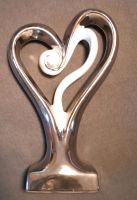 ♡ GILDE SKULPTUR ♡ FIGUR "HERZEN" ♡ NEU ! ♡ Hessen - Schwalmstadt Vorschau