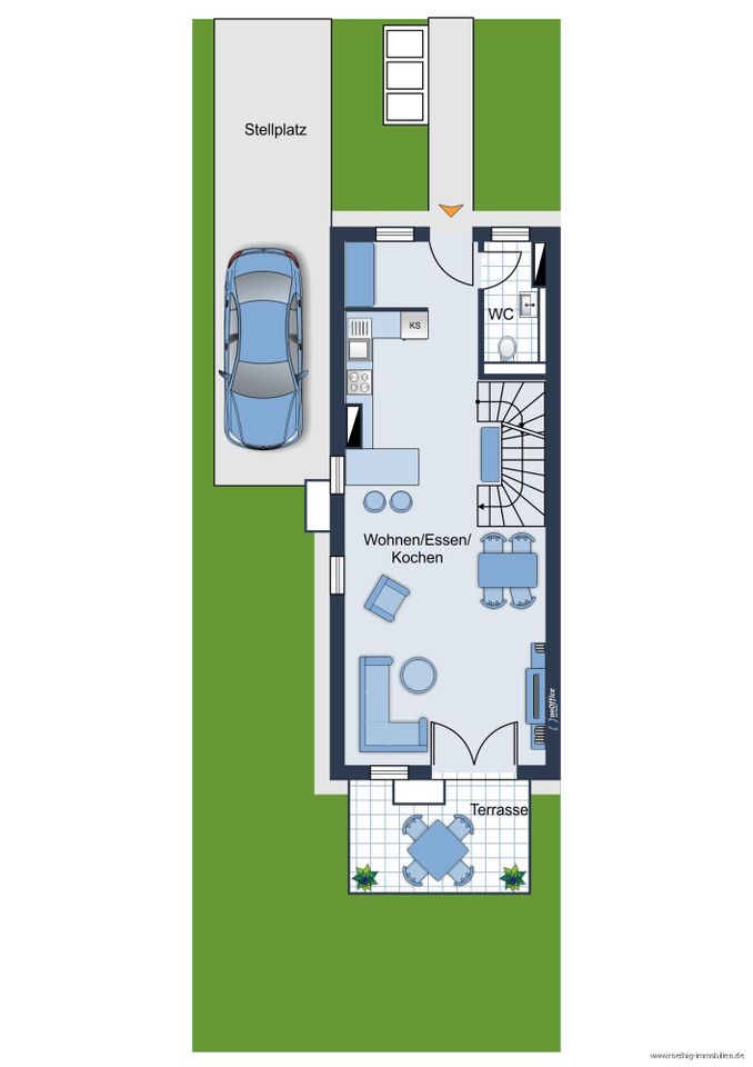 Energieeffizientes Wohnjuwel im grünen Untermenzing - moderne Neubau-DHH mit KFW-55-Standard in München