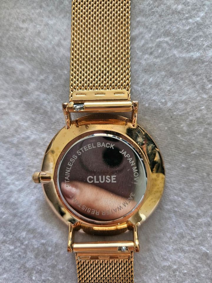 Cluse Uhr - Boho Chic Mesh Black, Gold Colour in Wiesbaden