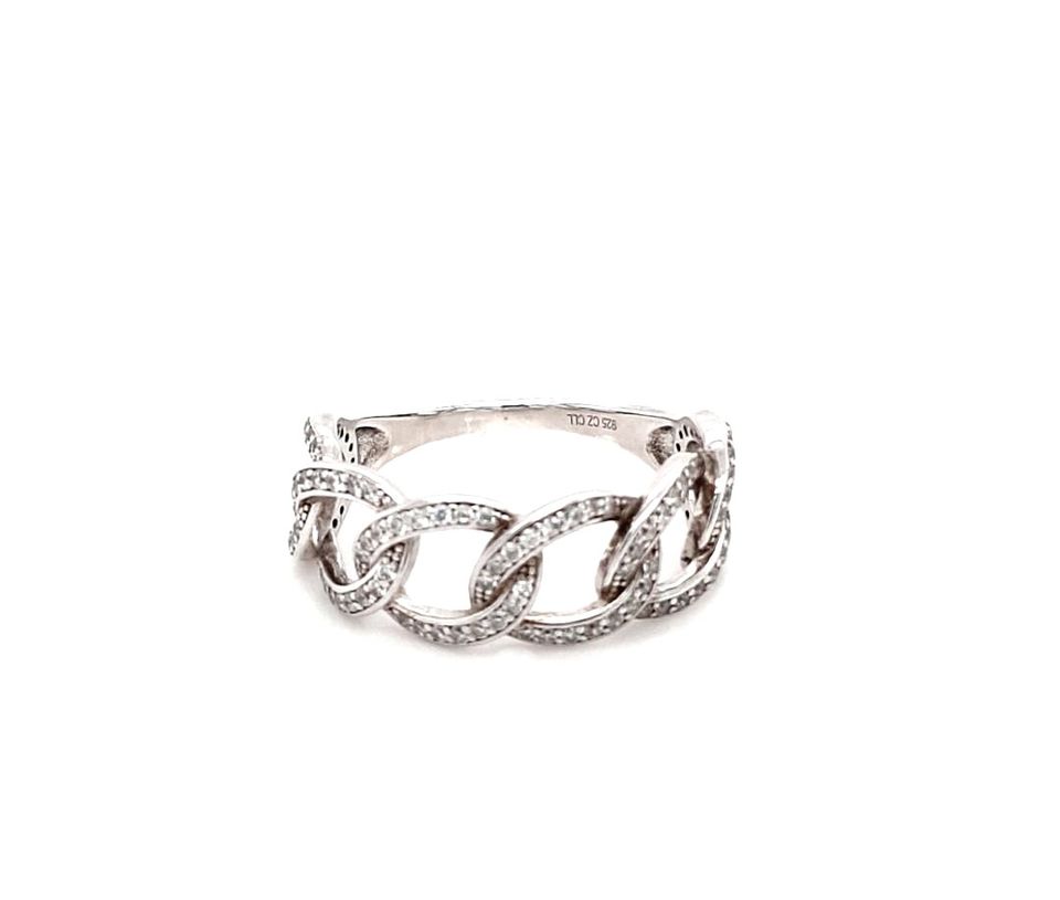 Ring Sterling Silber 925 Zirkonia Damen Schmuck Geschenk 187001 in Lübeck