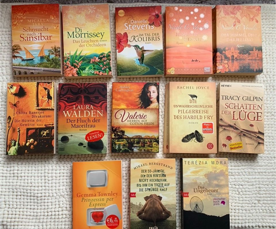 Romane in Frühlingsfarben ✨ Sansibar•Kolibri•Orchidee•Pilgerreise in Geilenkirchen