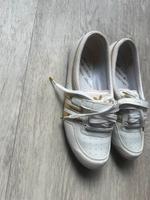 Adidas Sneaker 38 Leder Weiss Gold Schleswig-Holstein - Eckernförde Vorschau