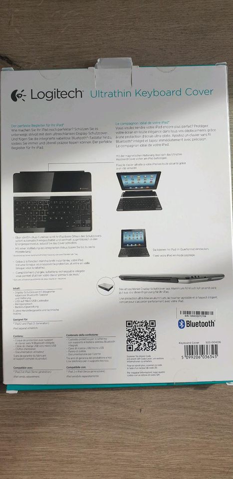 NEU logitech ultrathin keyboard cover iPad Tablett Tastatur in Hattingen