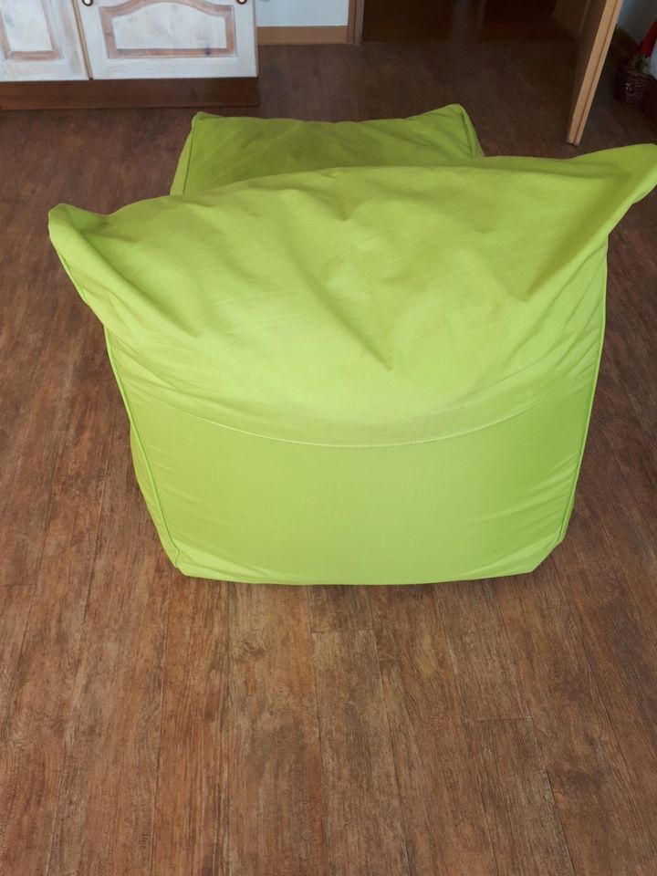 Sitzsack grün 120 x 60 x 60 cm in Werneck