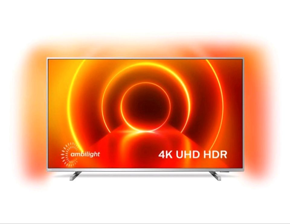 Phillips LED Smart TV, 4K UHD, Ambilight, 50 Zoll in Frankfurt am Main