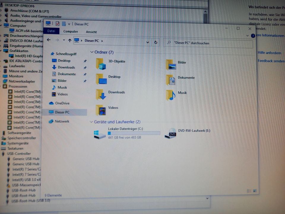 DELL Computer i7 mit Windows10 _ Office in Herten