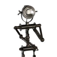 MF Metall Stehlampe Lampe Roboter antik-schwarz Eisen Höhe 82cm Nordrhein-Westfalen - Gladbeck Vorschau