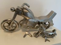 Motorrad Deko Dekoration Figur Aluminium Silber Motorradmodell Baden-Württemberg - Fellbach Vorschau