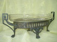 Vintage Jugendstil Original WMF-G Jardiniere versilbert mit Glas Berlin - Tempelhof Vorschau