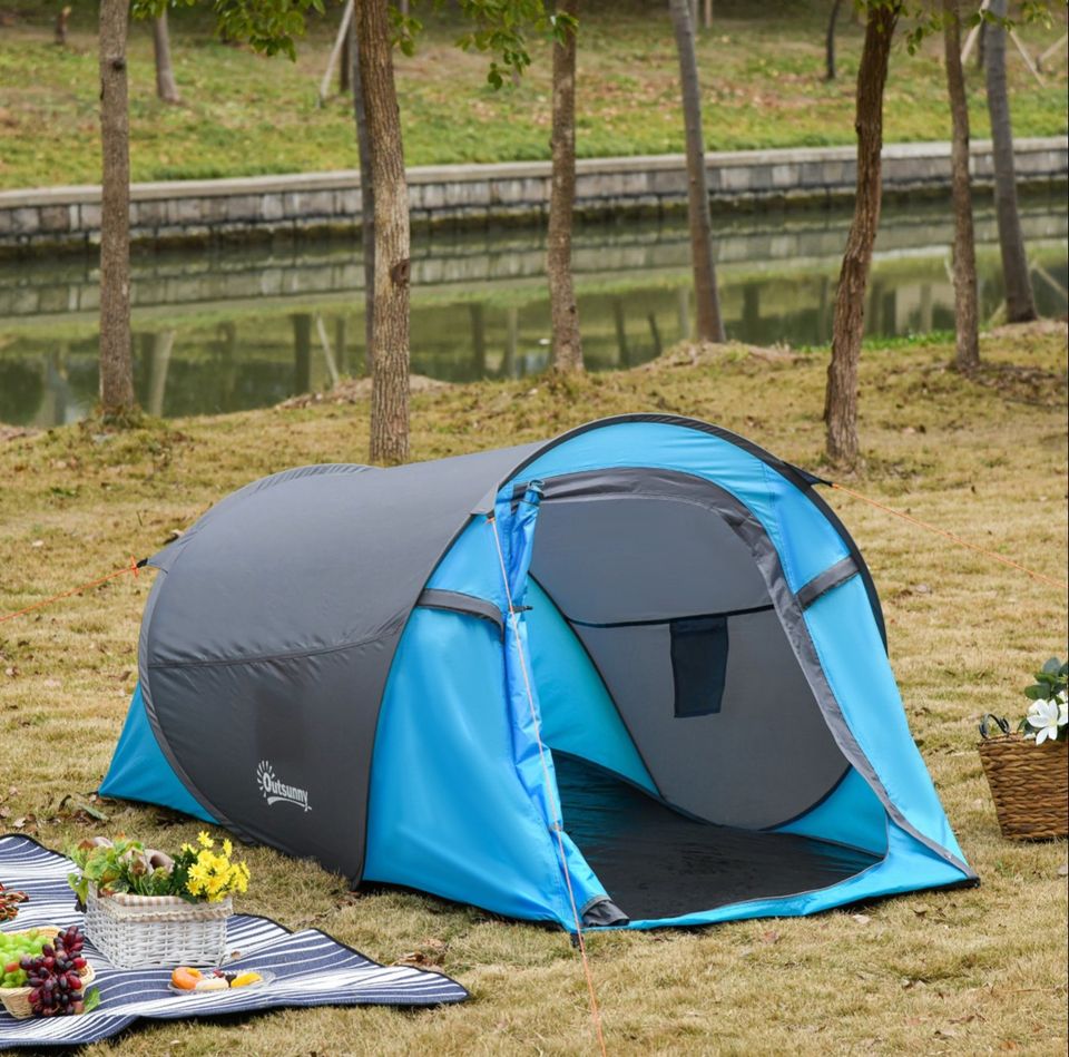 Pop up Zelt für 1-2 Personen Campingzelt für 3 Jahreszeiten in Kassel