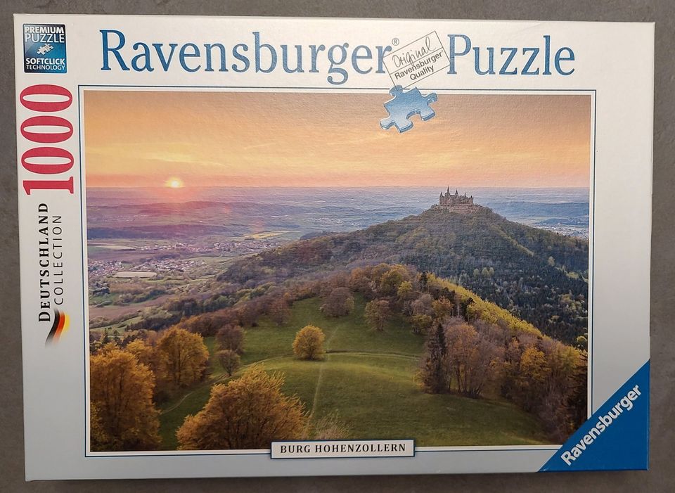 Ravensburger Puzzle 1000 Teile "Burg Hohenzollern" in Uelsen