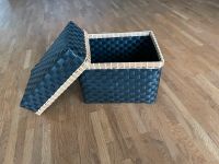 Aufbewahrungsbox mit Deckel Kiste Korb geflochten schwarz Kiel - Ravensberg-Brunswik-Düsternbrook Vorschau