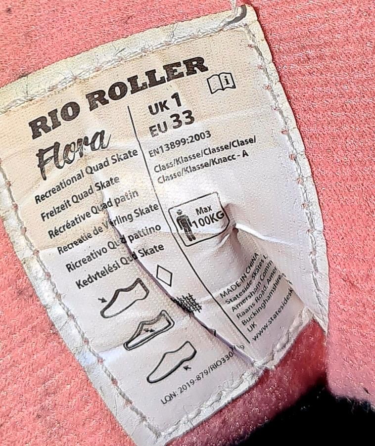 Rio Roller, Rollschuhe Gr. 33 in Menden