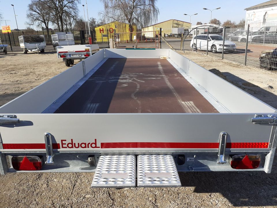 3500 Kg Anhänger XXL 6 x 2,2 m Transport Trailer KFZ mieten in Neubrandenburg