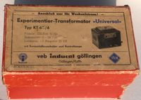 Trafo Experimentiertransformator DDR KT 65/4 inducal VEM Leipzig - Holzhausen Vorschau