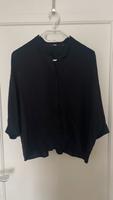 Bluse • Uniqlo • 3/4-Arm • Skipper Kragen • schwarz Frankfurt am Main - Innenstadt Vorschau