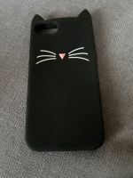 Katzen Silikon iPhone Hülle, neuwertig schwarz Modelle 6 7 8 rosa Bayern - Aschaffenburg Vorschau