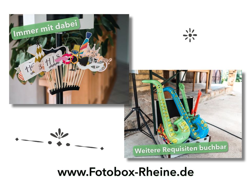 Fotobox günstig mieten in Rheine