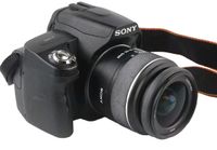 Sony alpha DSLR-A290 Spiegelreflexkamera mit Sony 18-55mm SAM DT Kr. München - Ismaning Vorschau