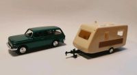 Wartburg Kombi 1:64 Modellauto mit Wohnwagen Anhänger Baden-Württemberg - Karlsruhe Vorschau